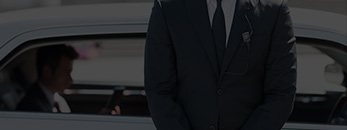 Security waiting outside of a car